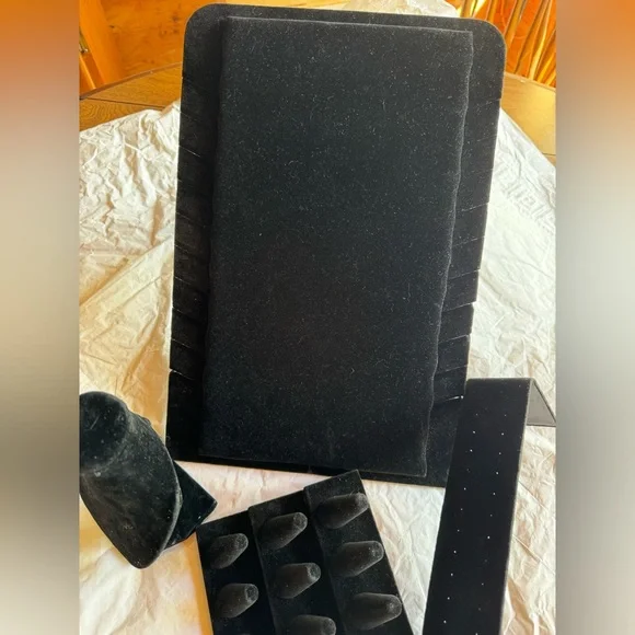 Black Velvet Jewelry Display Set - Picture 7 of 7